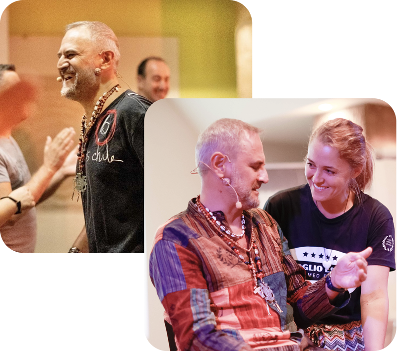 Chris Di Meo e Bianca Petrisor, fondatore e co-creatrice della Munay Wisdom Academy